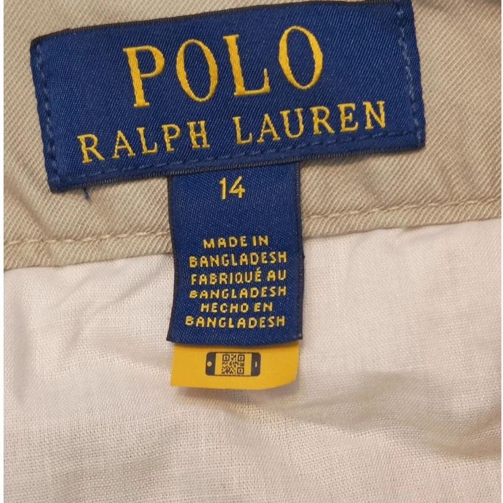 Gap Chino Pants Kids 14 Khaki Excellent Straight Leg School Uniform Trousers